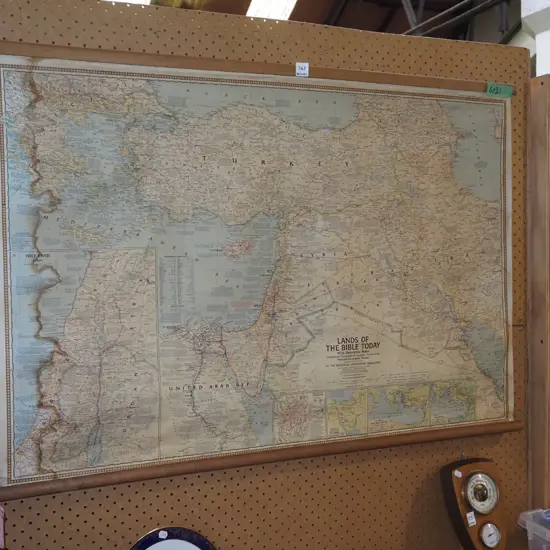 map: Lands of the Bible Today