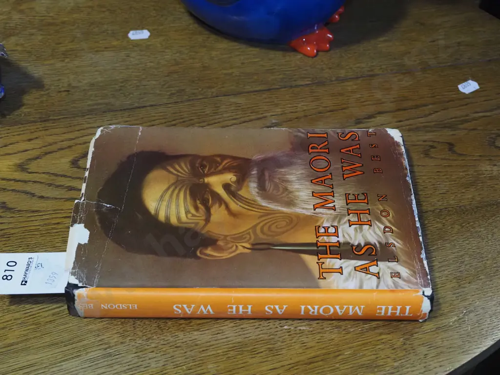 book; The Maori As He Was byElsdon Best - some damage Image 1++