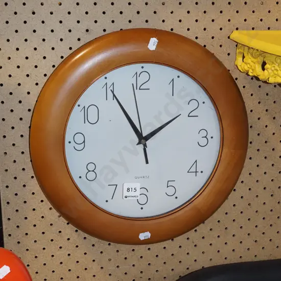 wood framed wall mirror