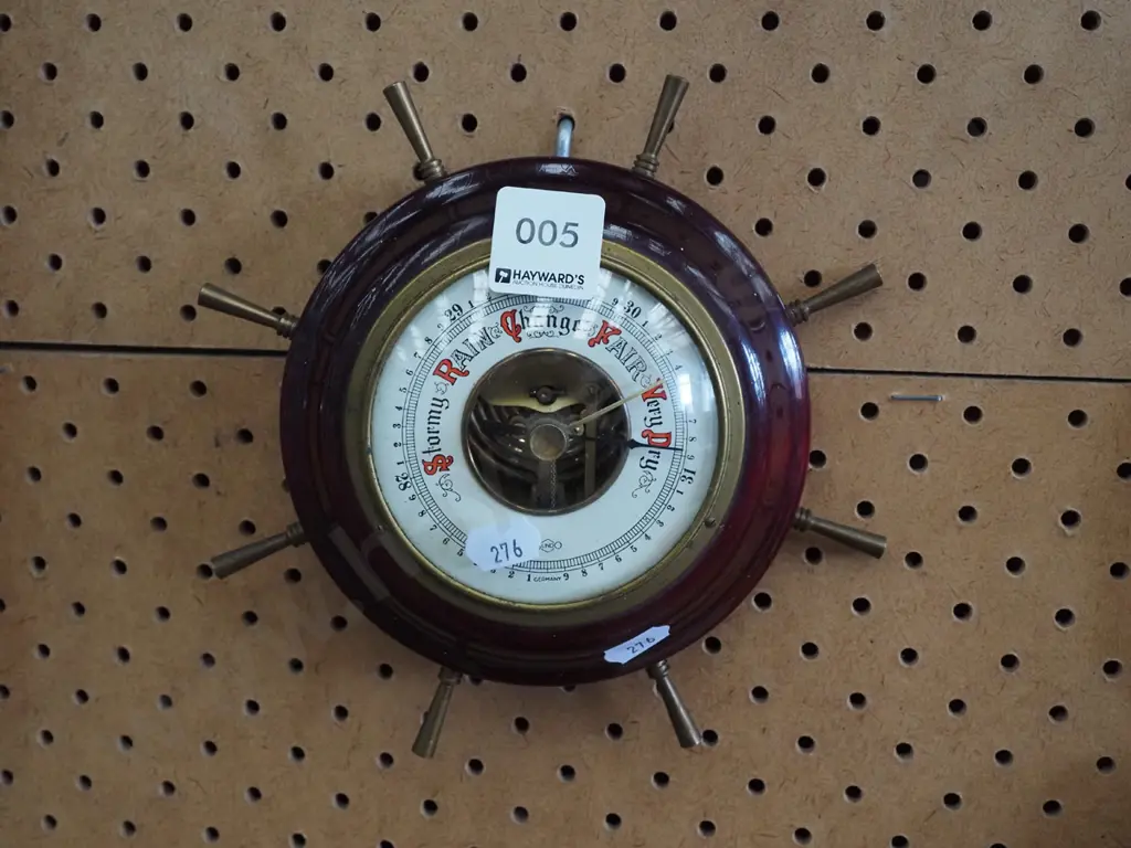 ships wheel barometer Image 1++