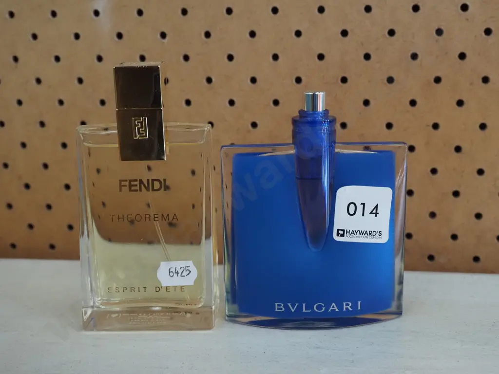 2x bottles of perfume - Fendi Theo Rema 50ml, Blvgari eau de parfum Image 1++
