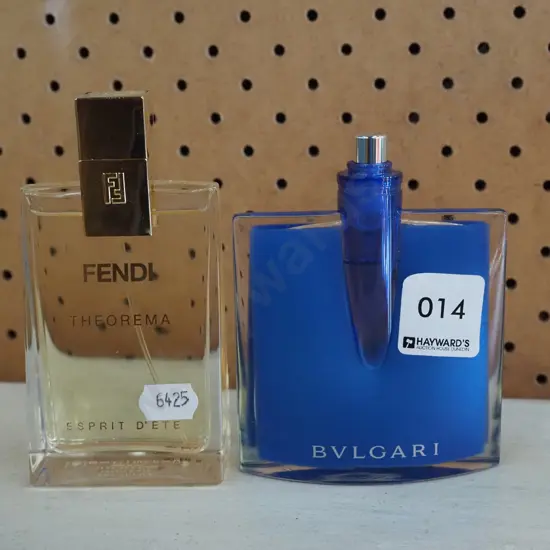 2x bottles of perfume - Fendi Theo Rema 50ml, Blvgari eau de parfum