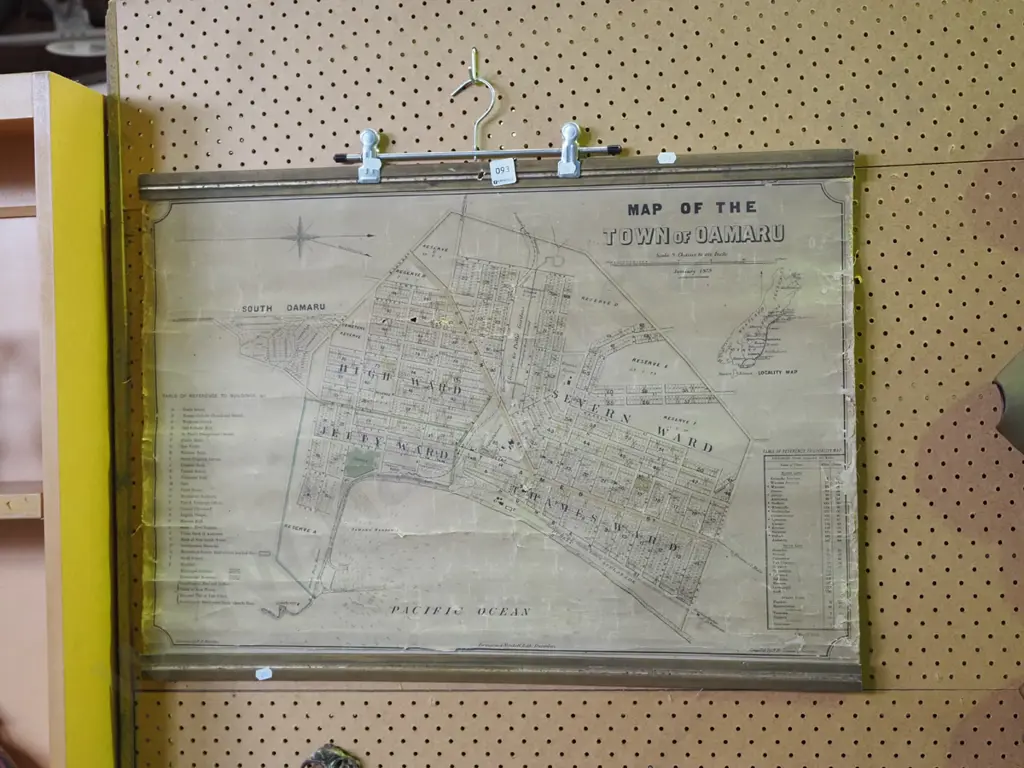 small map of Oamaru Image 1++