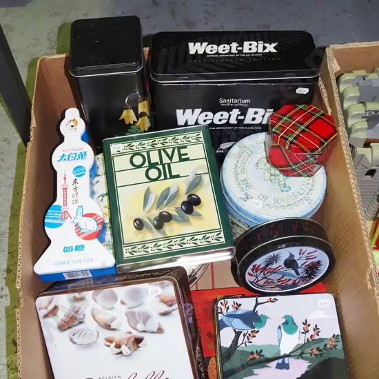 box of tins