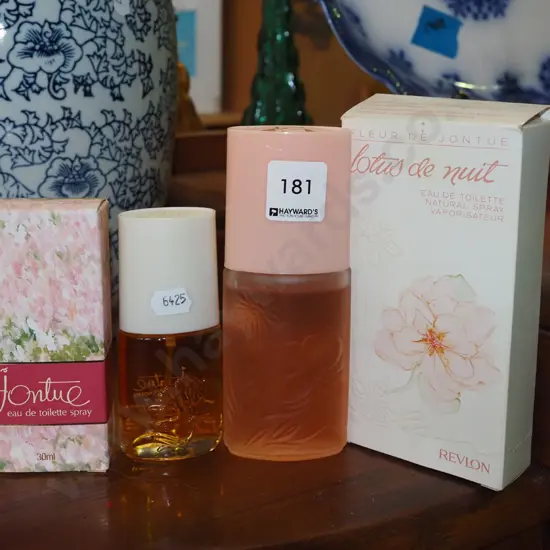 2x perfumes; Lotus de Nuit 75ml, Jontue eau de toilette 30ml