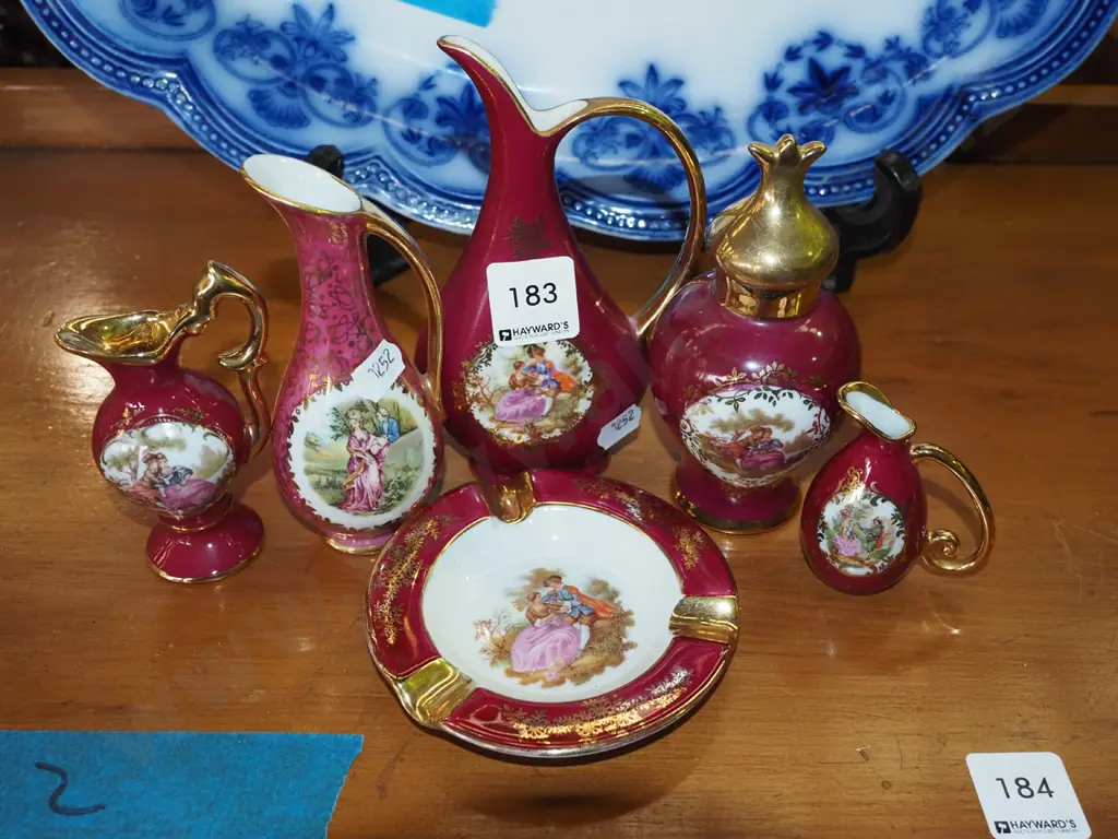 Limoges miniatures, ashtrays Image 1++