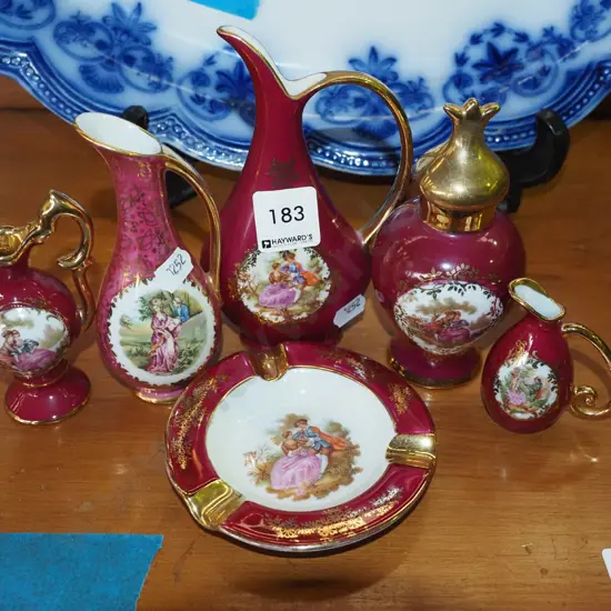 Limoges miniatures, ashtrays