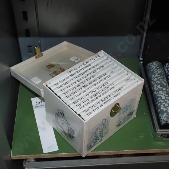 boxed set of Beatrix Potter books