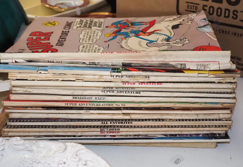 stack of comic books Image 1++