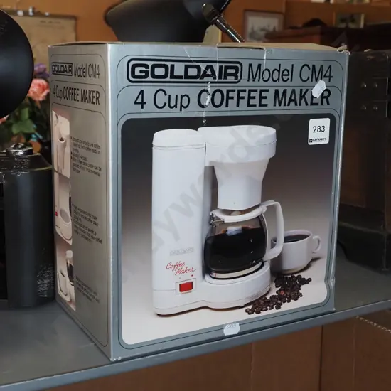 boxed as new coffee maker