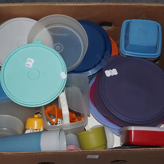 box of tupperware