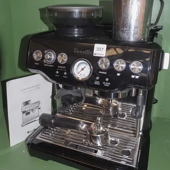 Breville Barista Express coffee machine - good condition apart from missing stainless steel portafilter