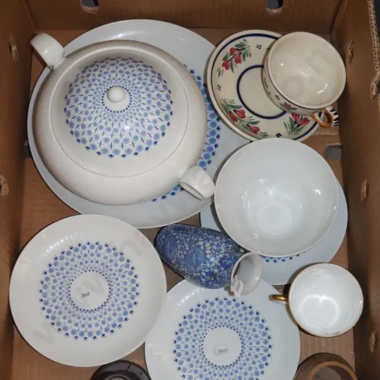 box; German soup tureens, plates, bowls etc