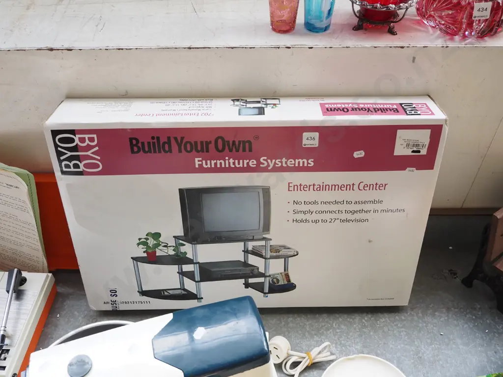 yet to be assembled build your own entertainment centre Image 1++