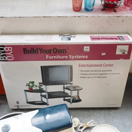 yet to be assembled build your own entertainment centre