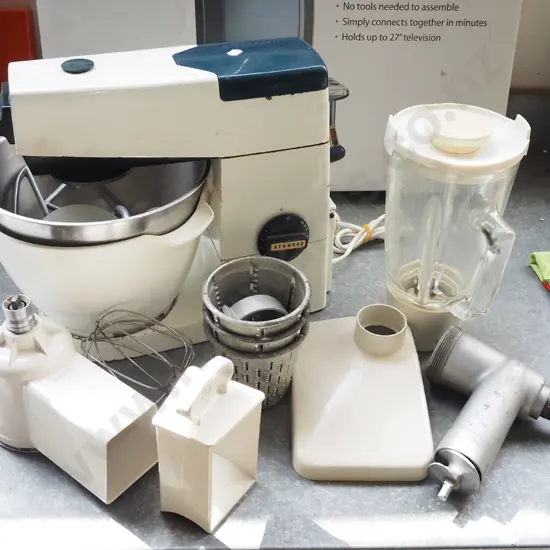 vintage Kenwood kitchen mixer and attachments