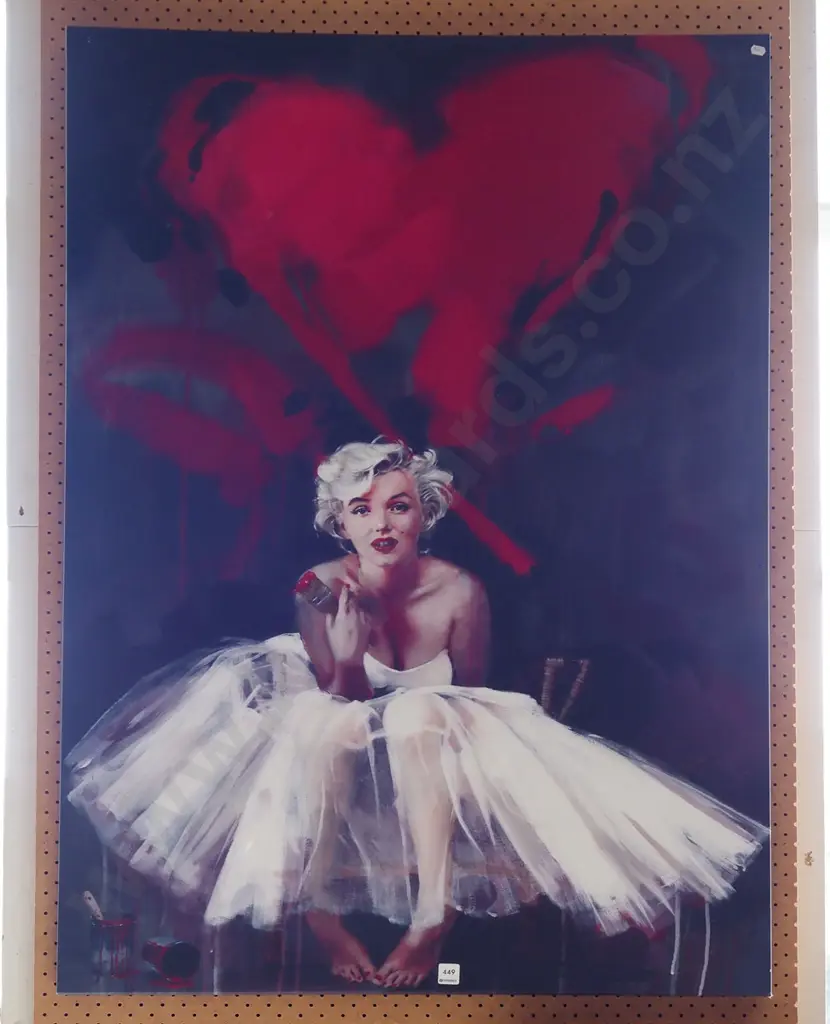 Marilyn Monroe print on boxed canvas Image 1++