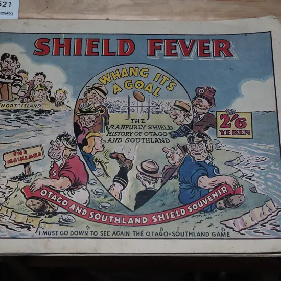 Ranfurly Shield programme - Otago vs Southland 1950