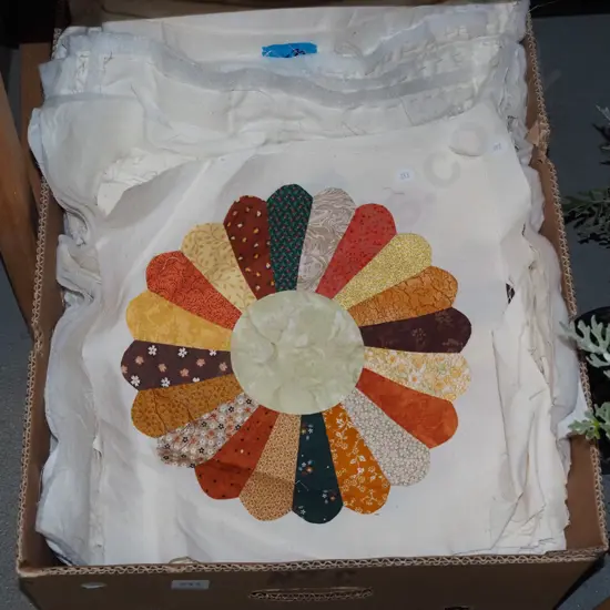 box; patchwork quilt squares