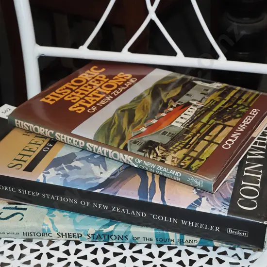 3x Colin Wheeler art books