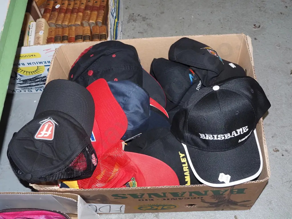 box; various caps Image 1++