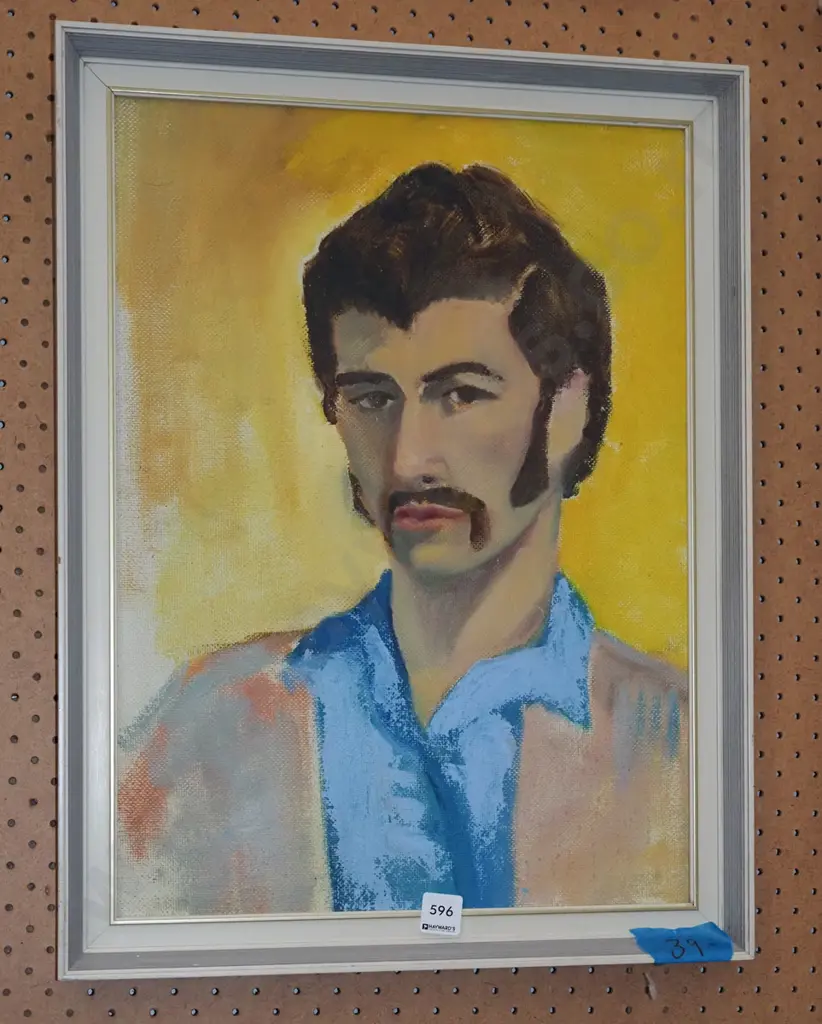 framed acrylic - male portrait Image 1++
