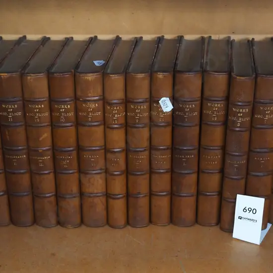 incomplete volumes of The Works of George Elliot