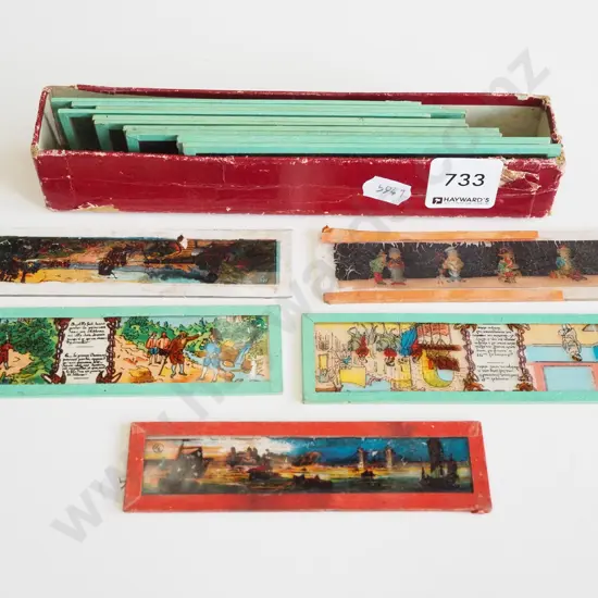 vintage magic lantern slides