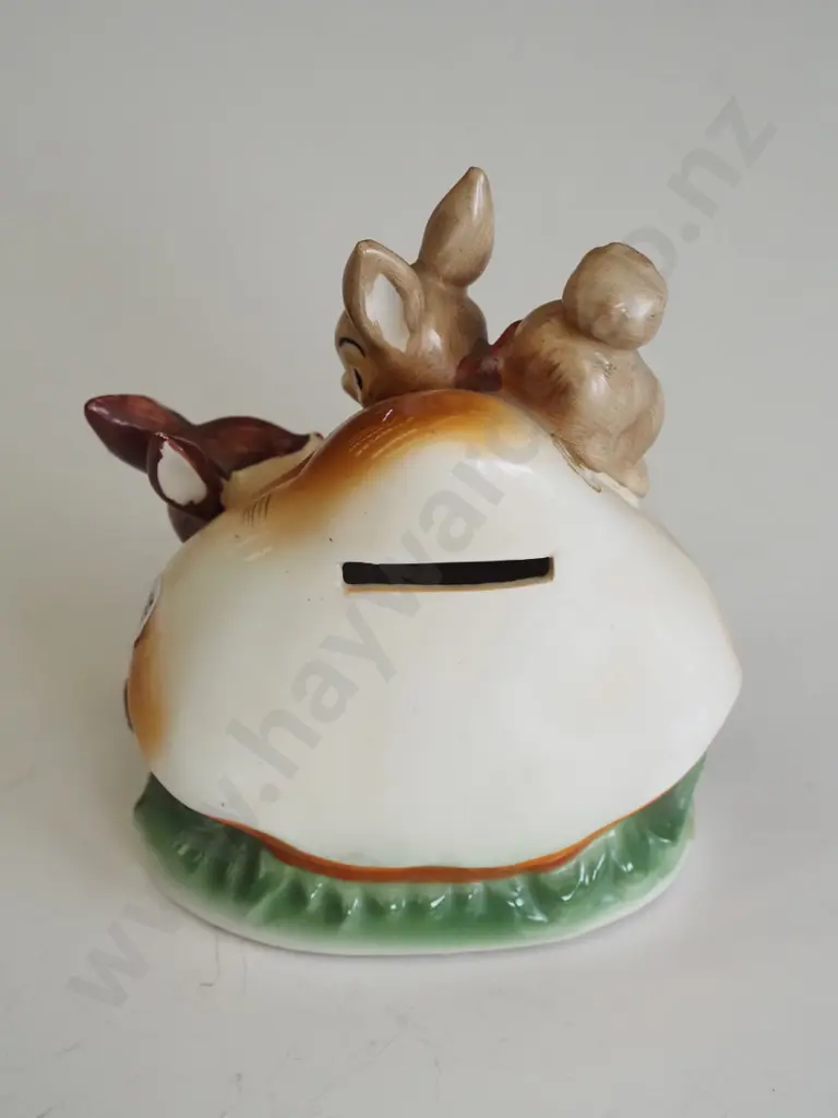 rabbit and mushroom themed money box Image 1++