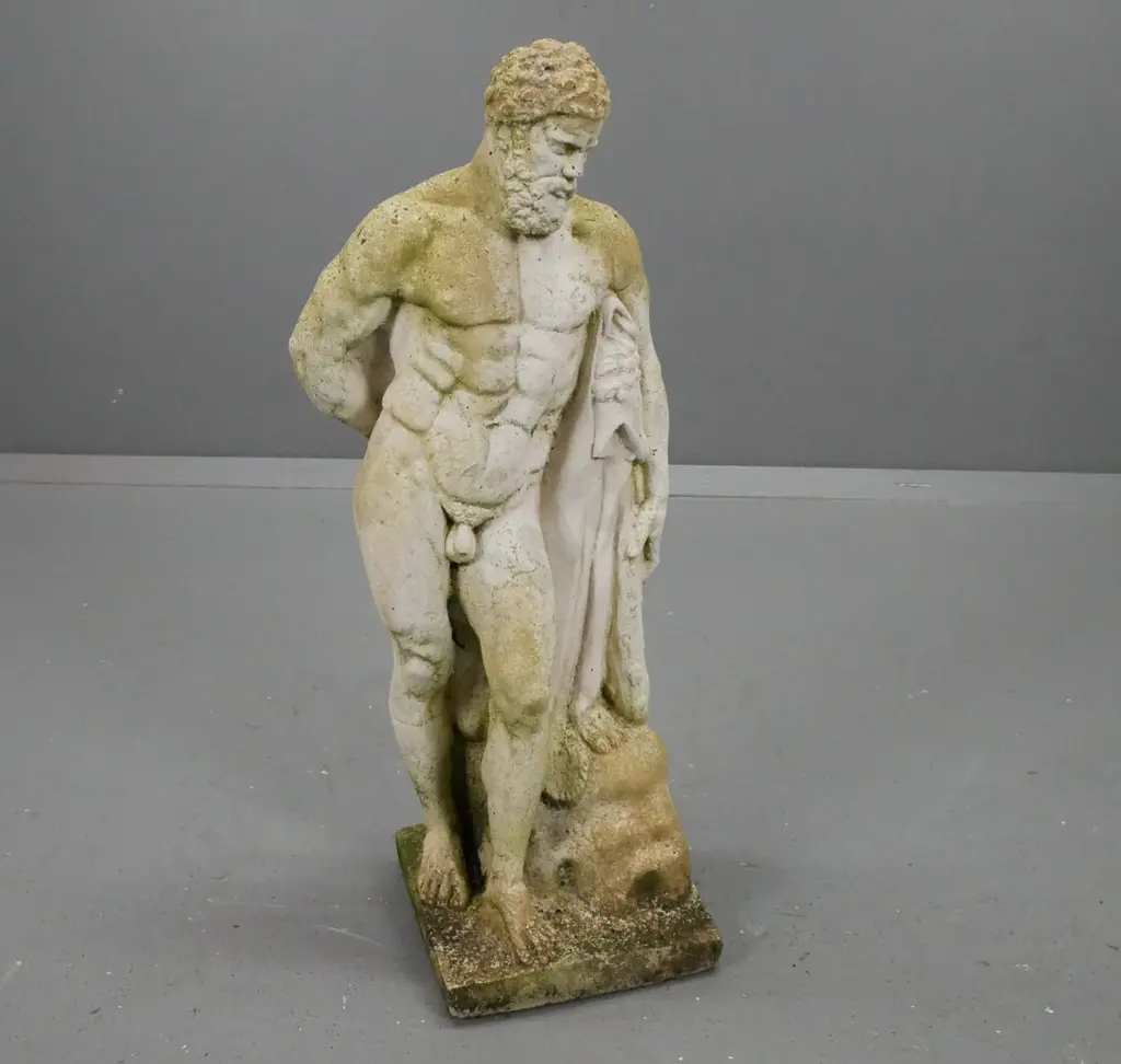 cast concrete garden statue, Hercules  H570 Image 1++