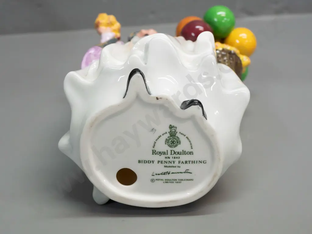 Royal Doulton "Biddy Penny Farthing" Balloon Seller figure H-220 Image 1++