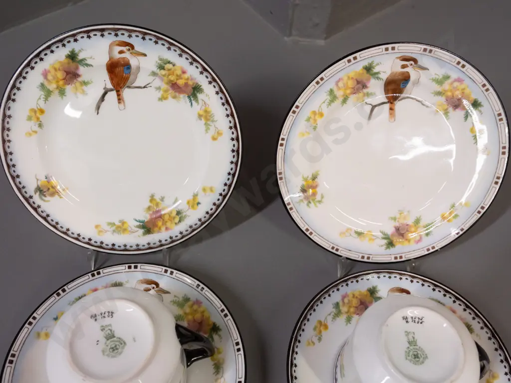 2 vintage Royal Doulton Kookaburra trios Image 1++