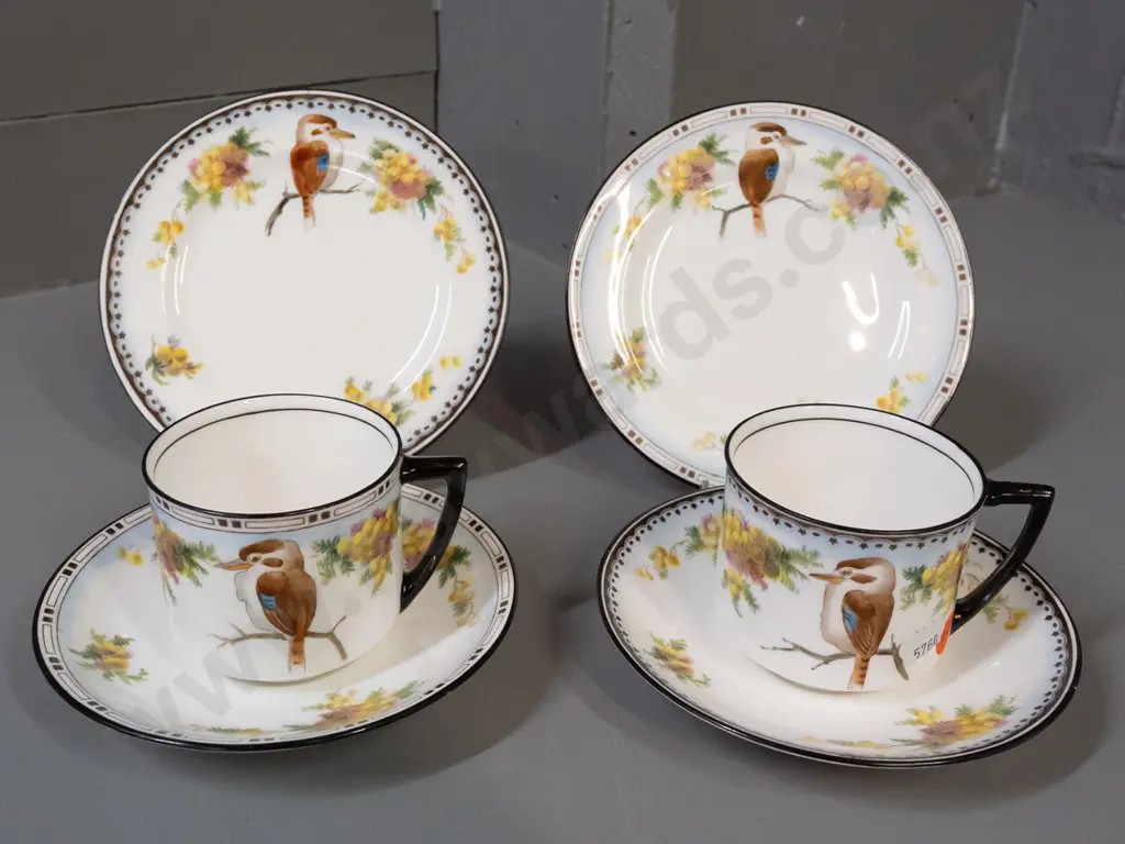 2 vintage Royal Doulton Kookaburra trios Image 1++