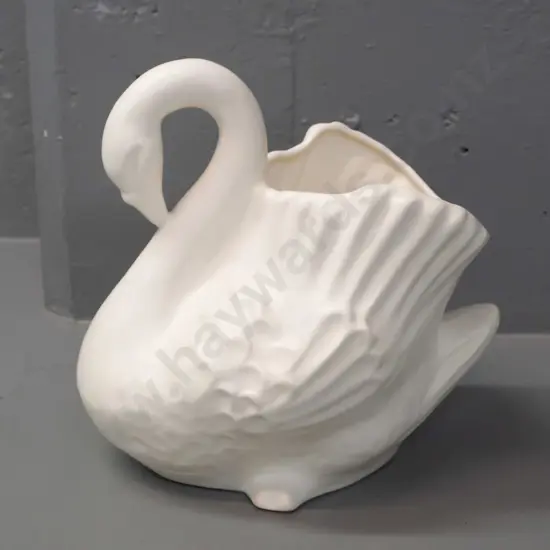 large Crown Lynn male swan No ".170." - has a few minor marks and scratches H-235 L-240