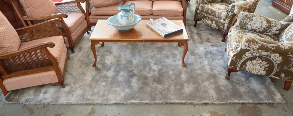 King Indian 'art silk' Bicheno floor rug L3000 W2000 Image 1++