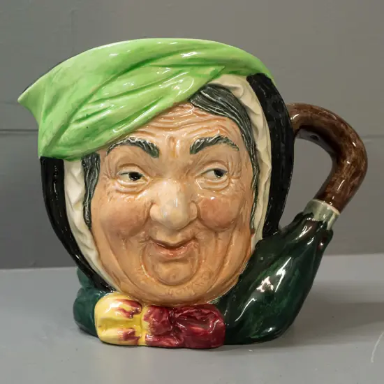 large Royal Doulton Sairey Gamp character jug H-160 W-200