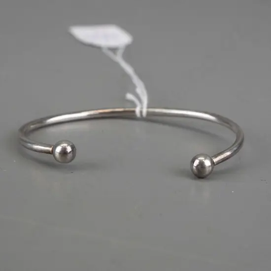 sterling silver cuff bangle stamped 925