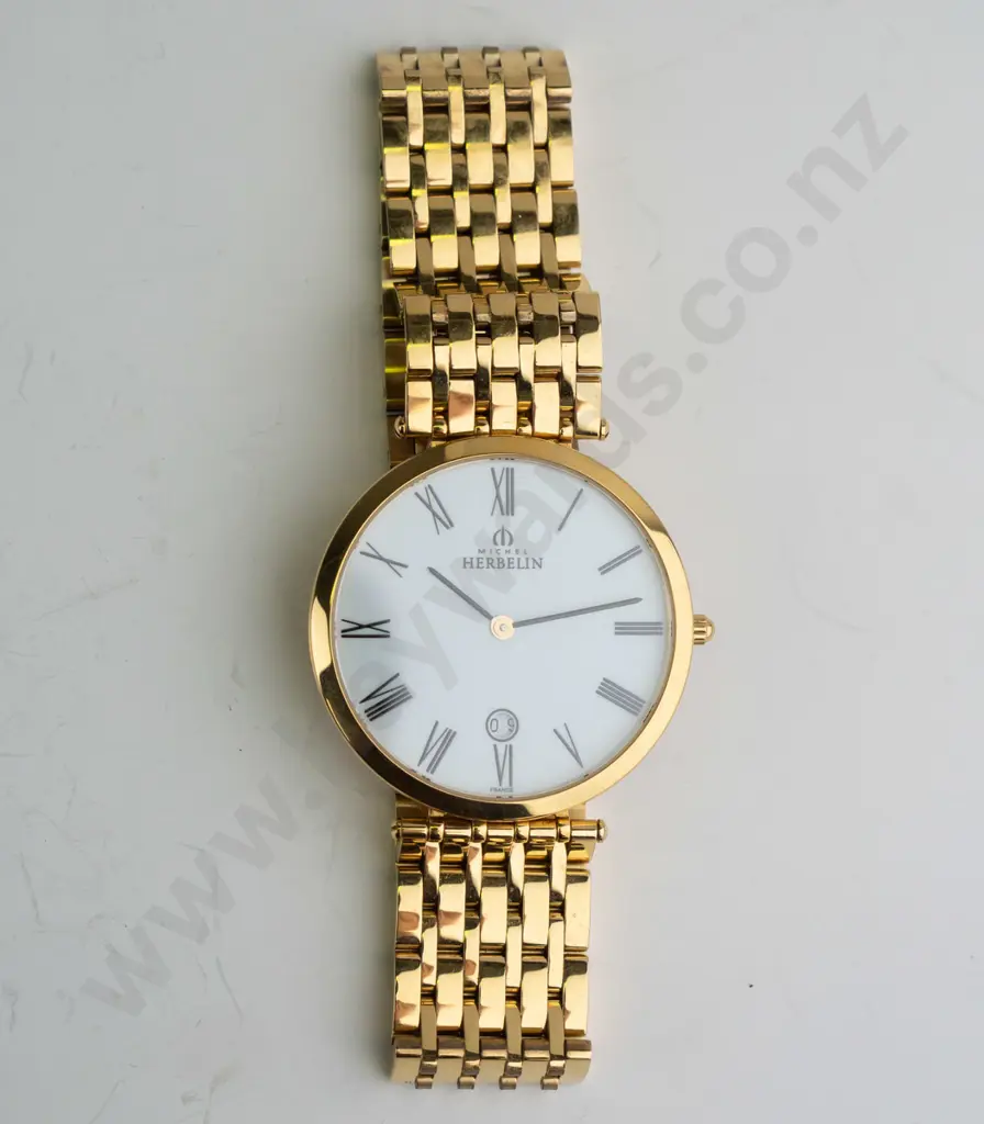Michel Herbelin men's wristwatch (Swiss) - good running order Image 1++