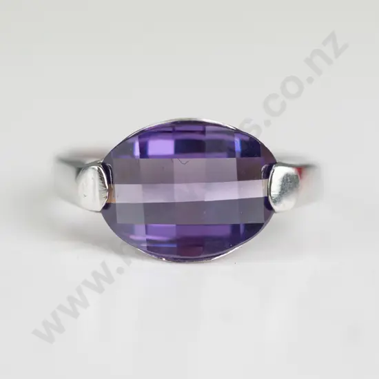 sterling silver amethyst ring stamped 925 Thailand
