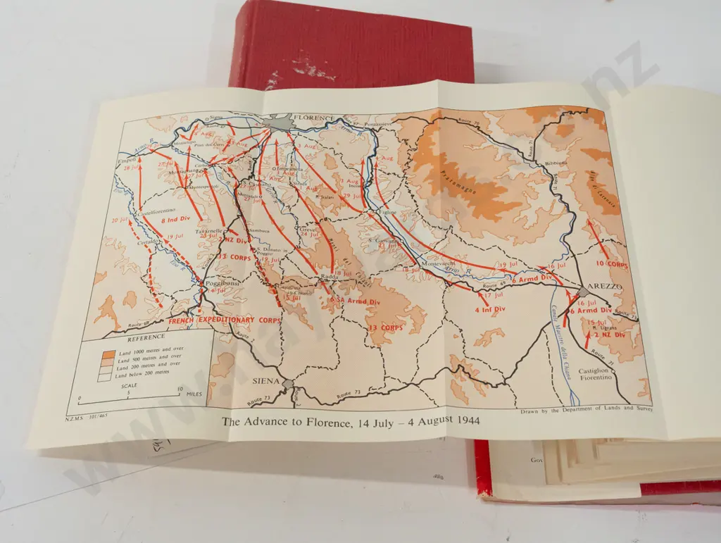 3 New Zealand official military history books - Battle of Egypt, Italy Volume 2 and 2nd NZEF Supply Company - general Image 1++