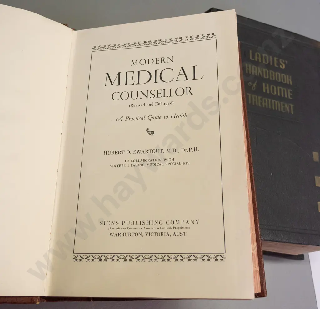 4x vintage medical books; Ladies Handbook of Home Treatment, Modern Medical Counsellor, Image 1++