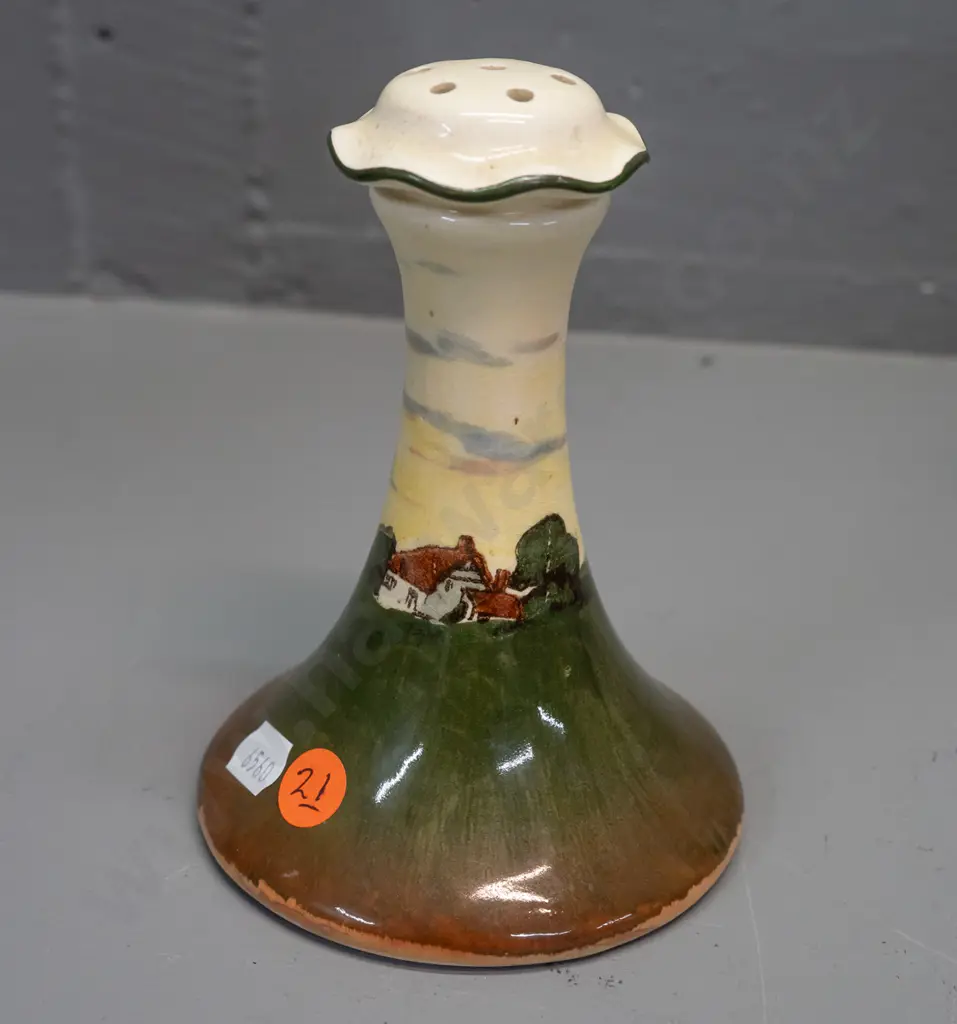 vintage Royal Doulton hat pin holder - shepherd with crook. H-145 Image 1++