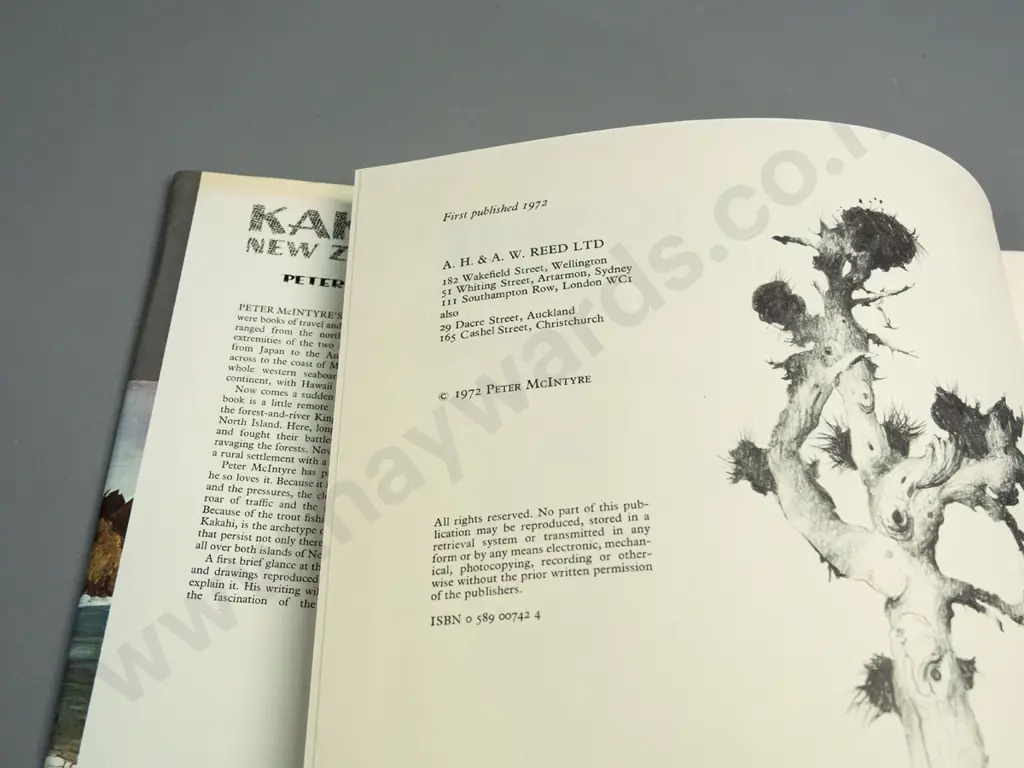 Peter McIntyre 2x books - Kakahi New Zealand  (signed)  & The painted years Image 1++