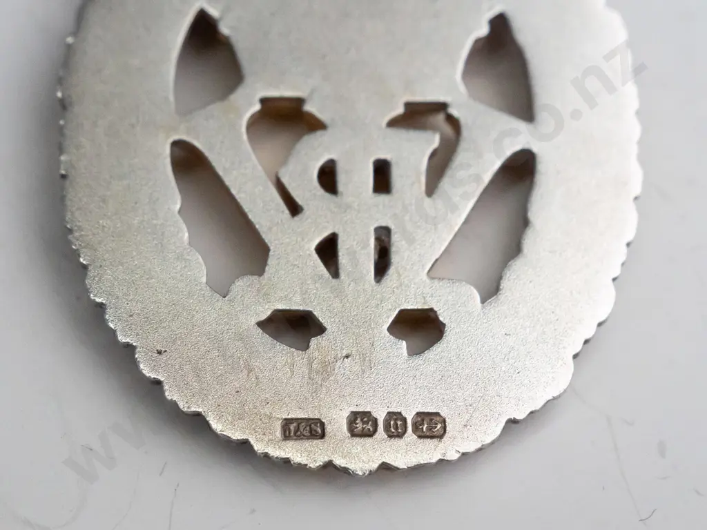 Volunteer Officers for India and the Colonies medal, circa late 1890s, with engraving for Capt. W.C.G. Macpherson Image 1++