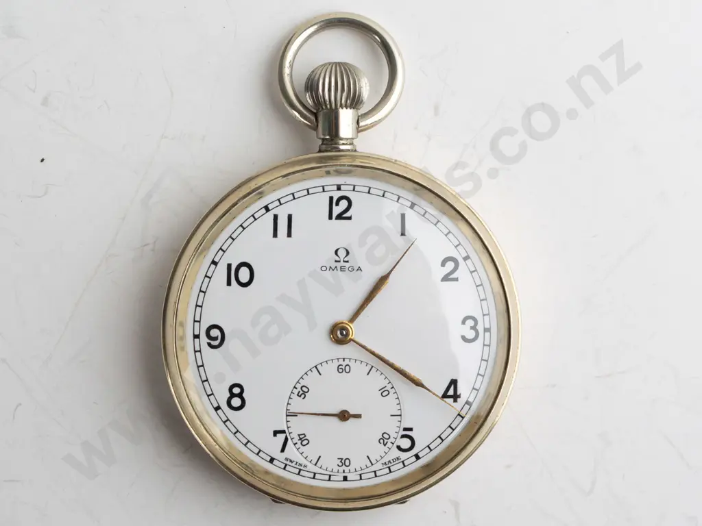 Omega pocket watch, nickel case Image 1++