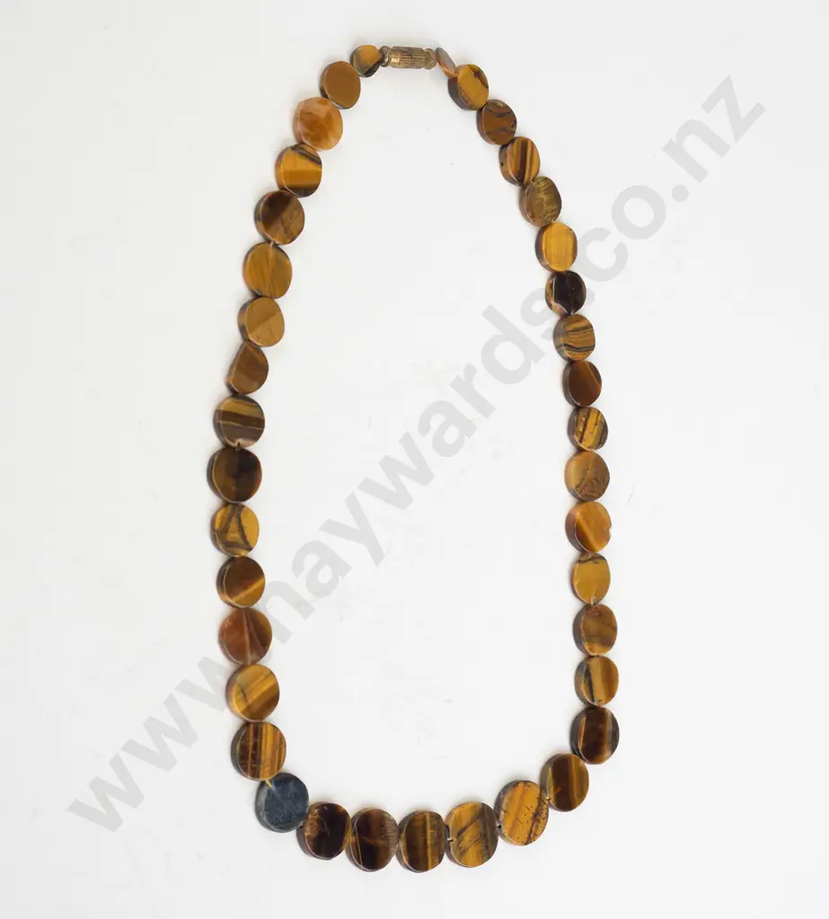 vintage tiger eye necklace Image 1++