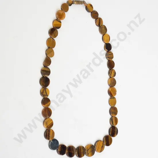 vintage tiger eye necklace