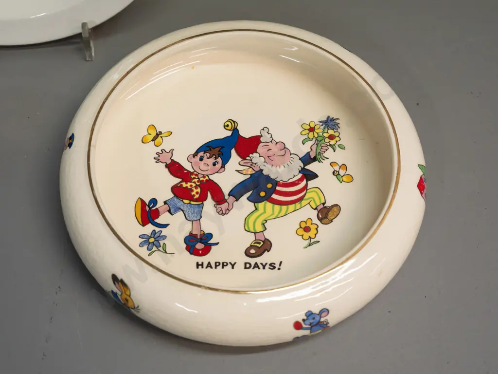 small Sylvac bunny (no legible mark) H-100 and 2 children's pieces - one Biltons, other unmarked Image 1++