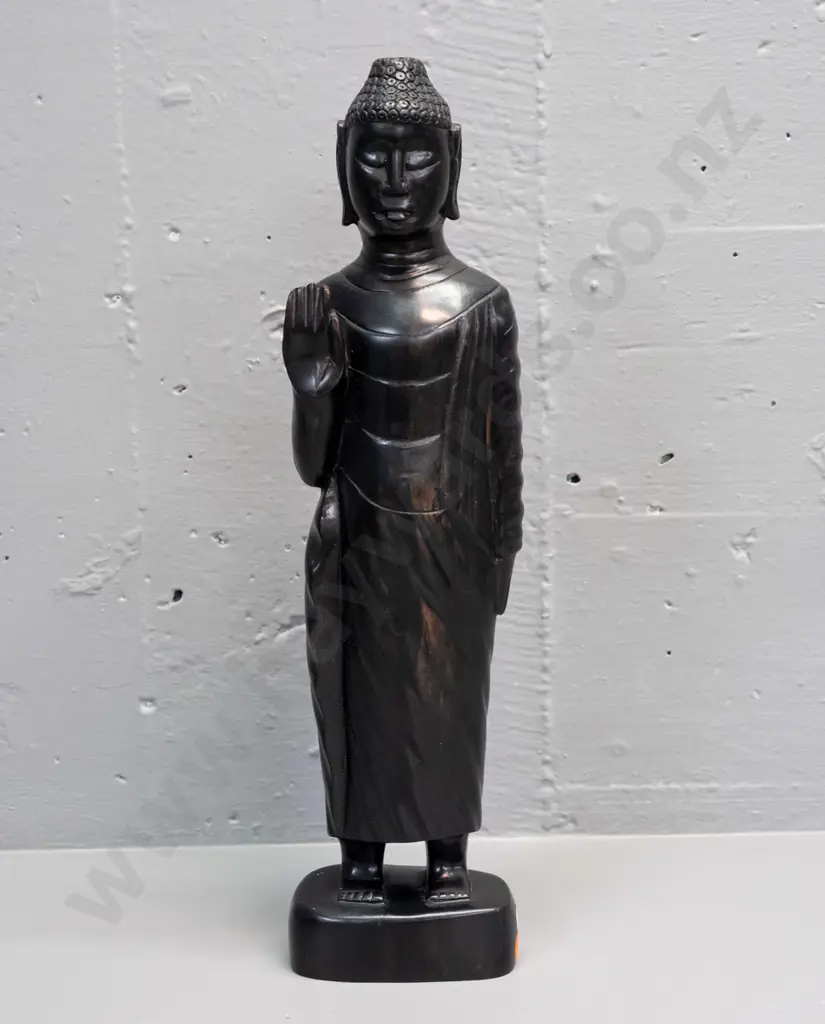 carved hardwood  priest or disciple figure - a few minor surface cracks H-390 Image 1++