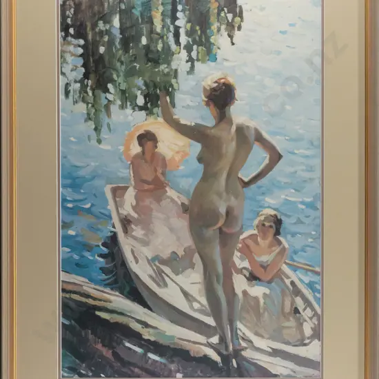 framed Evelyn Page poster print "Summer Morn" H610 W420